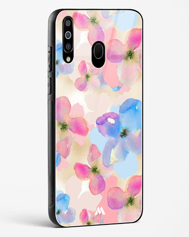 Watercolour Daisies Glass Case Phone Cover-(Samsung)