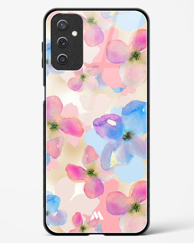 Watercolour Daisies Glass Case Phone Cover-(Samsung)