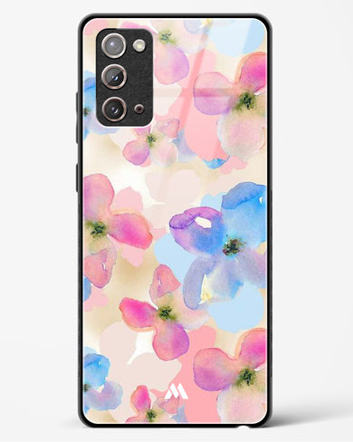 Watercolour Daisies Glass Case Phone Cover-(Samsung)