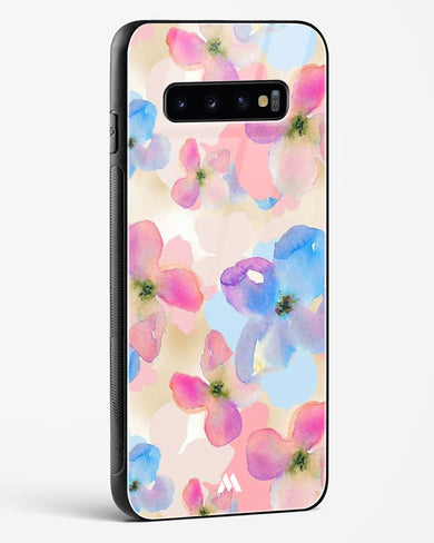 Watercolour Daisies Glass Case Phone Cover-(Samsung)