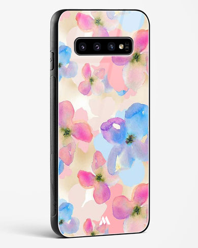 Watercolour Daisies Glass Case Phone Cover-(Samsung)