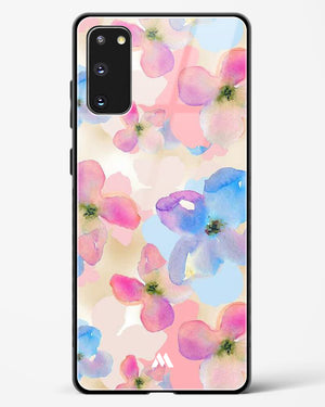 Watercolour Daisies Glass Case Phone Cover-(Samsung)