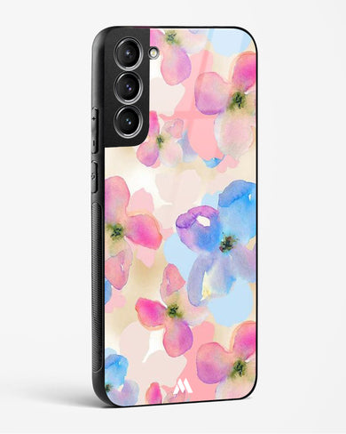 Watercolour Daisies Glass Case Phone Cover-(Samsung)