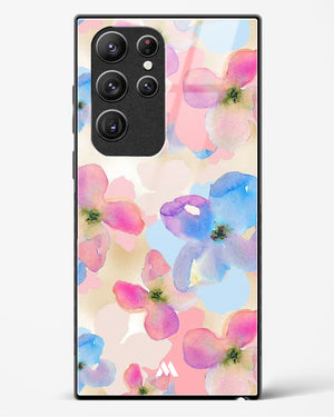 Watercolour Daisies Glass Case Phone Cover (Samsung)