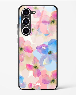 Watercolour Daisies Glass Case Phone Cover-(Samsung)