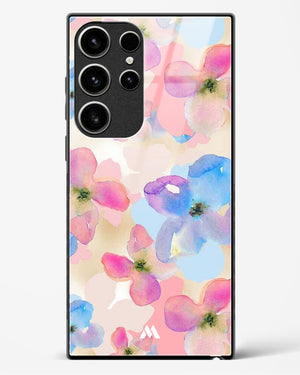 Watercolour Daisies Glass Case Phone Cover-(Samsung)