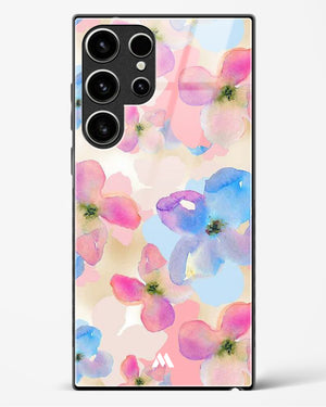 Watercolour Daisies Glass Case Phone Cover (Samsung)