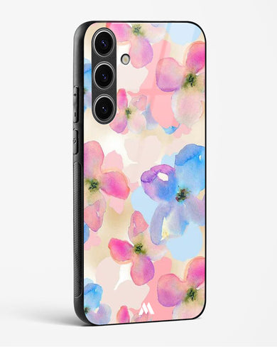 Watercolour Daisies Glass Case Phone Cover-(Samsung)