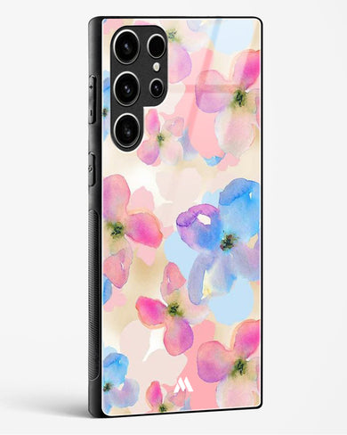 Watercolour Daisies Glass Case Phone Cover (Samsung)