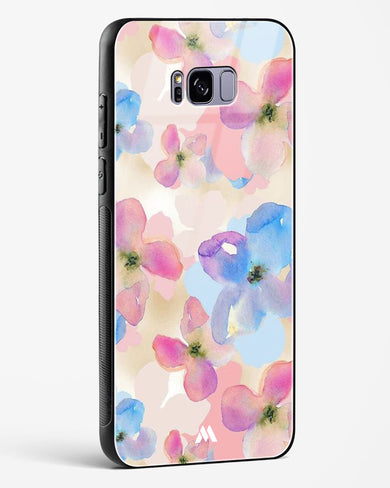 Watercolour Daisies Glass Case Phone Cover (Samsung)