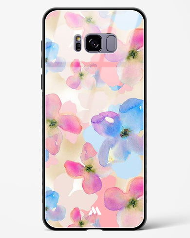 Watercolour Daisies Glass Case Phone Cover (Samsung)