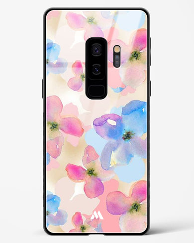 Watercolour Daisies Glass Case Phone Cover-(Samsung)