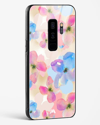 Watercolour Daisies Glass Case Phone Cover-(Samsung)