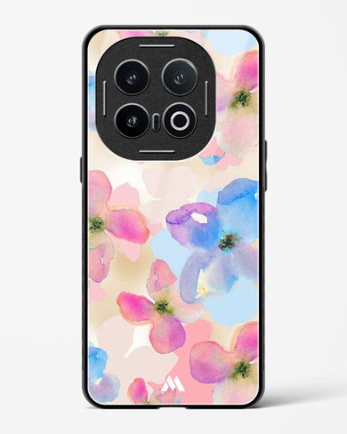 Watercolour Daisies Glass Case Phone Cover (Vivo)