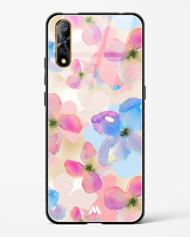Watercolour Daisies Glass Case Phone Cover (Vivo)