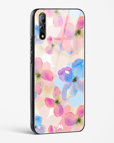 Watercolour Daisies Glass Case Phone Cover (Vivo)