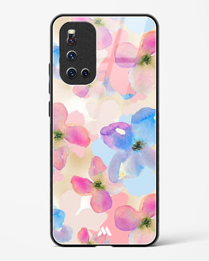 Watercolour Daisies Glass Case Phone Cover (Vivo)