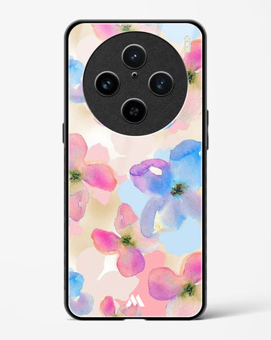 Watercolour Daisies Glass Case Phone Cover (Vivo)
