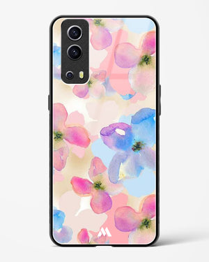 Watercolour Daisies Glass Case Phone Cover (Vivo)