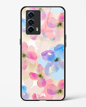 Watercolour Daisies Glass Case Phone Cover (Vivo)