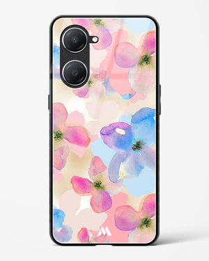 Watercolour Daisies Glass Case Phone Cover (Vivo)