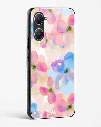 Watercolour Daisies Glass Case Phone Cover (Vivo)