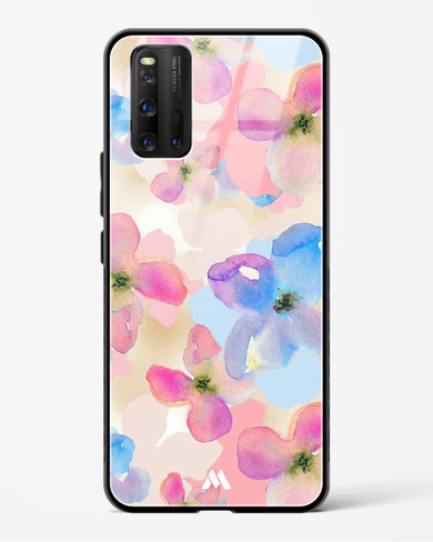 Watercolour Daisies Glass Case Phone Cover (Vivo)
