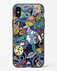 Spacing Out Glass Case Phone Cover (Apple)