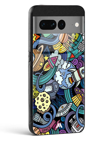 Spacing Out Glass Case Phone Cover (Google)