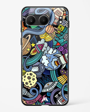 Spacing Out Glass Case Phone Cover (OnePlus)