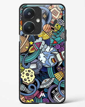 Spacing Out Glass Case Phone Cover (Oppo)