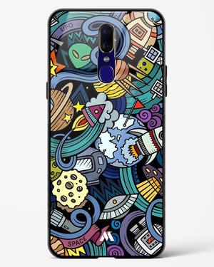 Spacing Out Glass Case Phone Cover (Oppo)