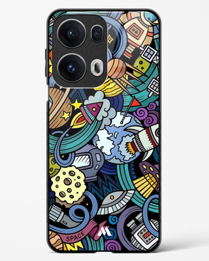 Spacing Out Glass Case Phone Cover (Oppo)