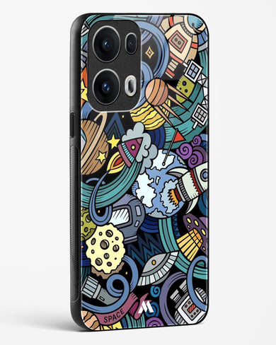 Spacing Out Glass Case Phone Cover (Oppo)