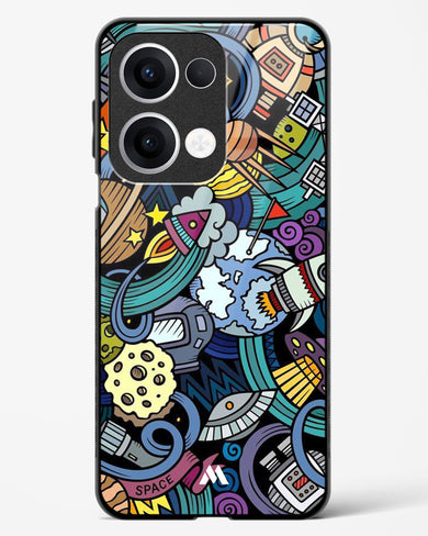 Spacing Out Glass Case Phone Cover (Oppo)