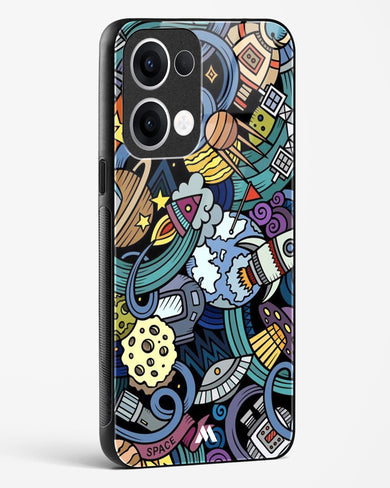 Spacing Out Glass Case Phone Cover (Oppo)