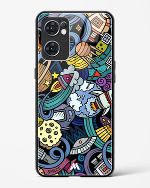 Spacing Out Glass Case Phone Cover (Oppo)