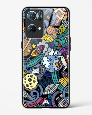 Spacing Out Glass Case Phone Cover (Oppo)