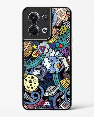 Spacing Out Glass Case Phone Cover (Oppo)