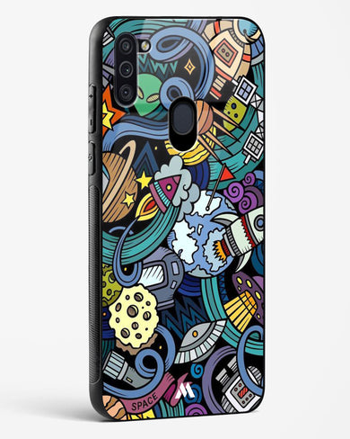 Spacing Out Glass Case Phone Cover (Samsung)