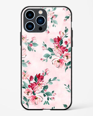 Painted Bouquets Glass Case Phone Cover-(Apple)