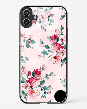 Painted Bouquets Glass Case Phone Cover (Nothing)