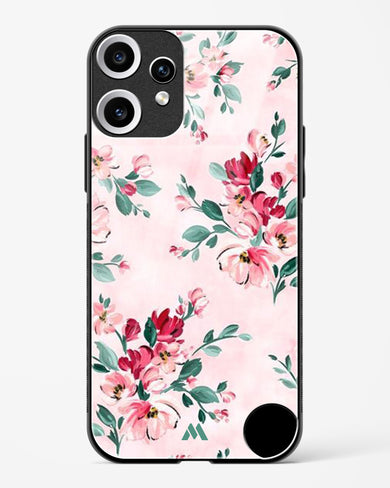 Painted Bouquets Glass Case Phone Cover (Nothing)
