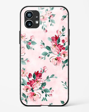 Painted Bouquets Glass Case Phone Cover (Nothing)