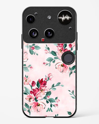 Painted Bouquets Glass Case Phone Cover (Nothing)
