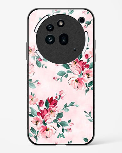 Painted Bouquets Glass Case Phone Cover (Nothing)