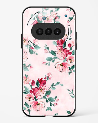 Painted Bouquets Glass Case Phone Cover (Nothing)