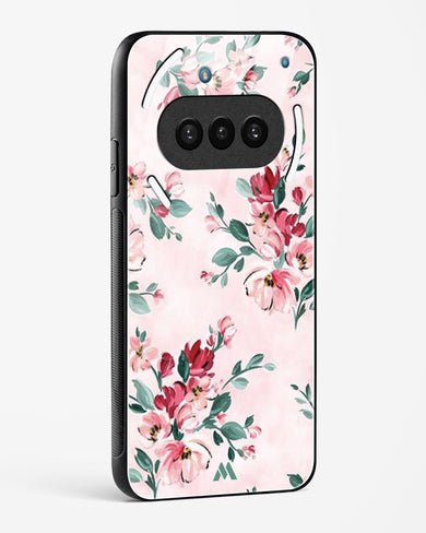 Painted Bouquets Glass Case Phone Cover (Nothing)