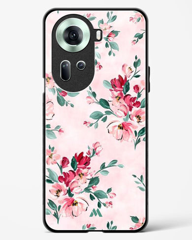 Painted Bouquets Glass Case Phone Cover (Oppo)