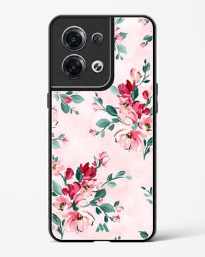 Painted Bouquets Glass Case Phone Cover-(Oppo)